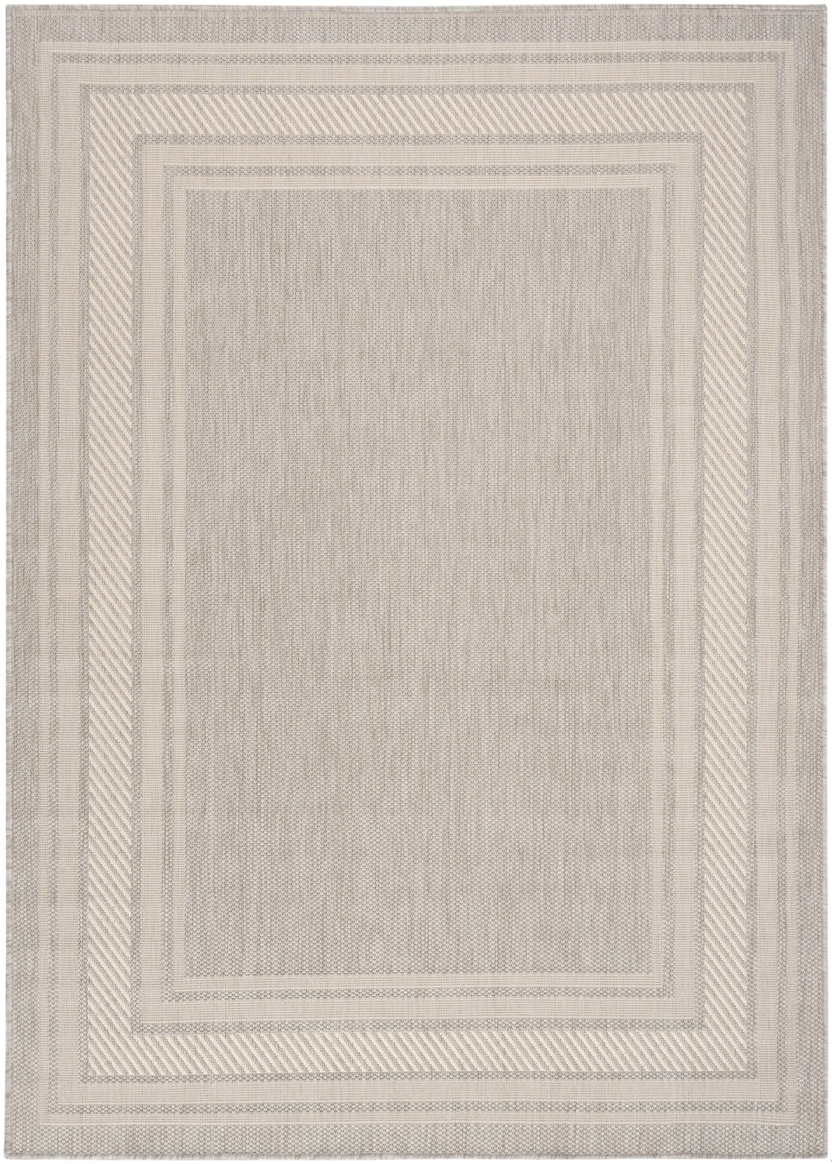 Nourison Horizon Indoor/Outdoor HOZ03 Grey Contemporary Area Rugs