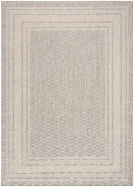 Nourison Horizon Indoor/Outdoor HOZ03 Grey Contemporary Area Rugs