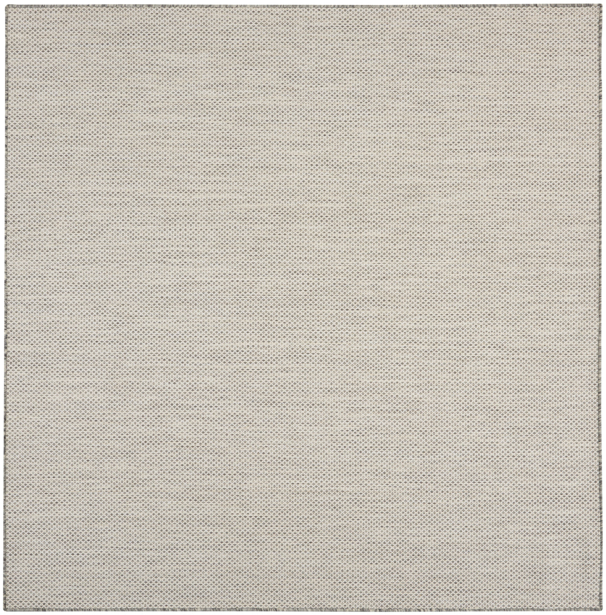 Nourison Courtyard COU01 Machine Made Ivory, Silver Rug
