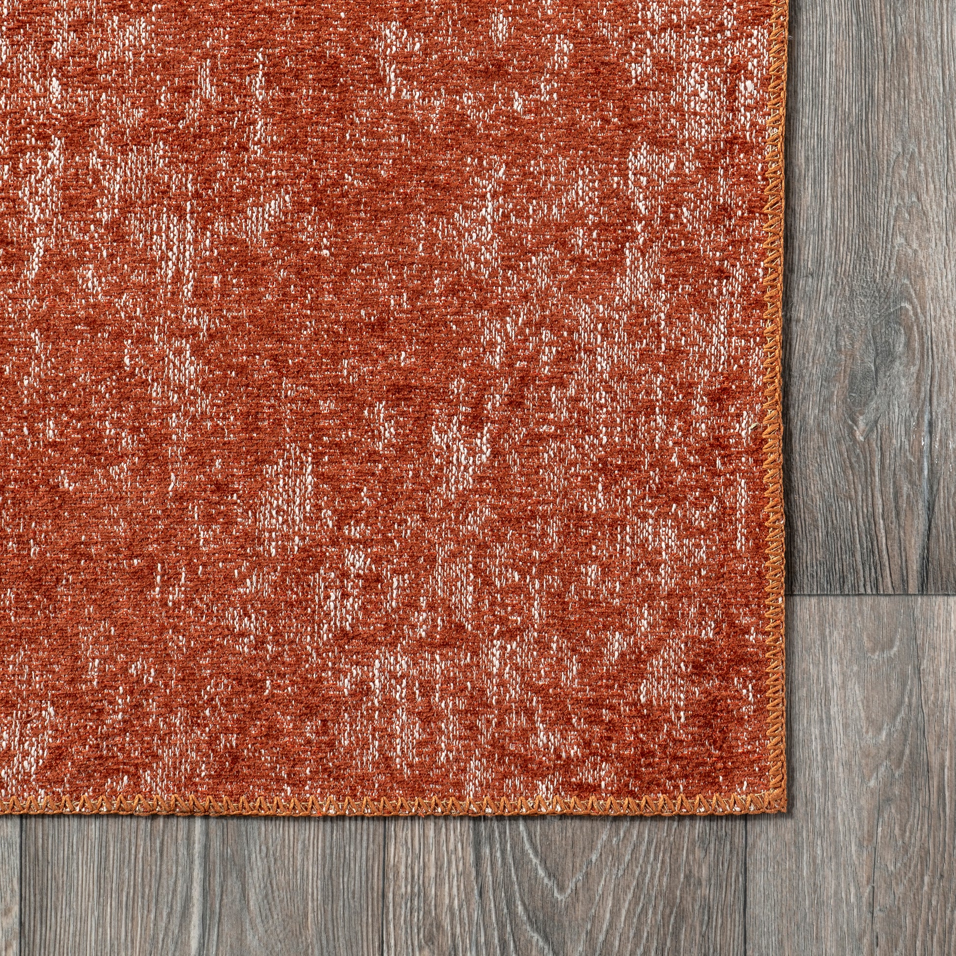 Nuloom Elspeth Casual Faded Bies01E Orange Area Rug