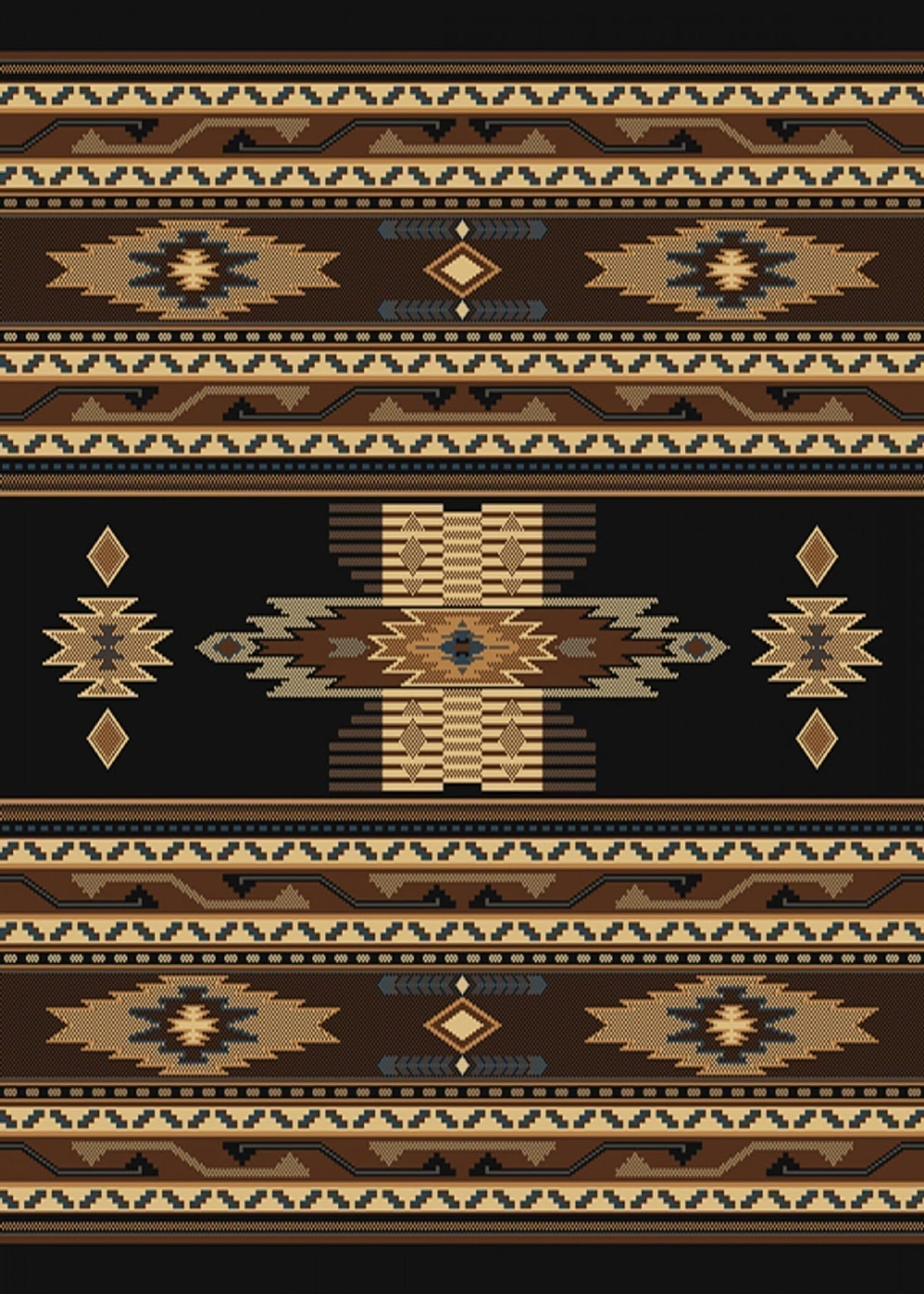 United Weavers Manhattan Phoenix Black (940-36070) Rugs.