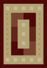 United Weavers Manhattan Times Square Burgundy (940-36834) Rugs.