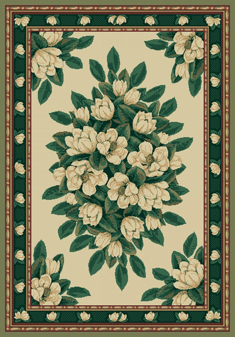 United Weavers Manhattan Magnolia Cream (040-37097) Floral / Country Area Rug