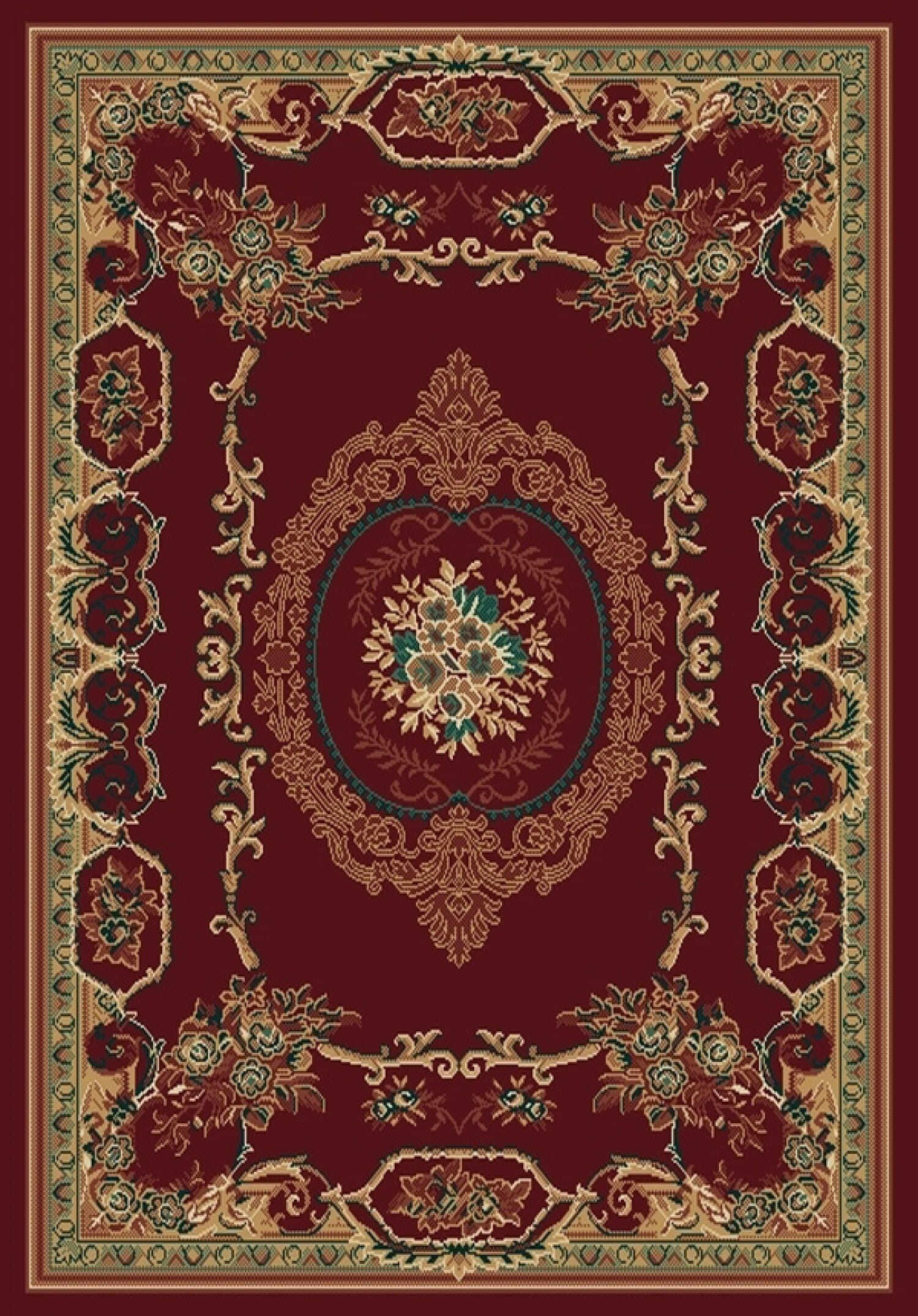 United Weavers Manhattan Lexington Burgundy (040-38134) Area Rug