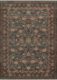 Couristan Kashimar Floral Vase 0614/4365 Sage Area Rug