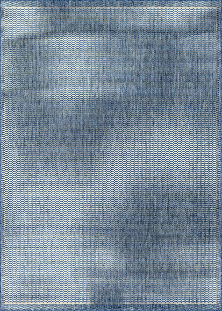 Couristan Recife Saddlestitch 1001/1212 Champagne / Blue Area Rug