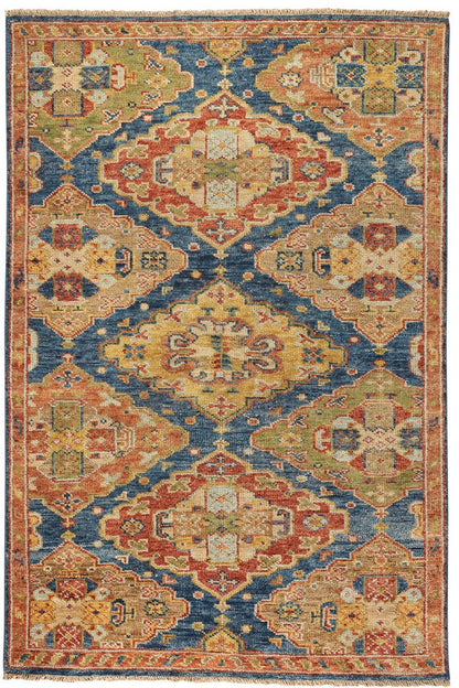 Capel Charleigh-Kazak 1206 Azure Multi Area Rug