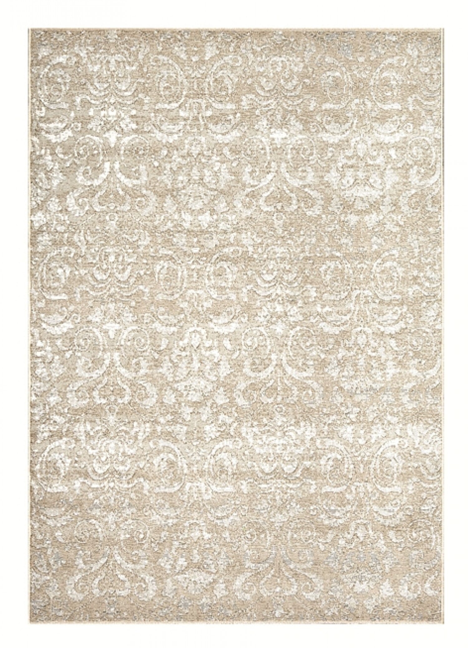 Dynamic Mysterio 1217 Ivory Damask Area Rug