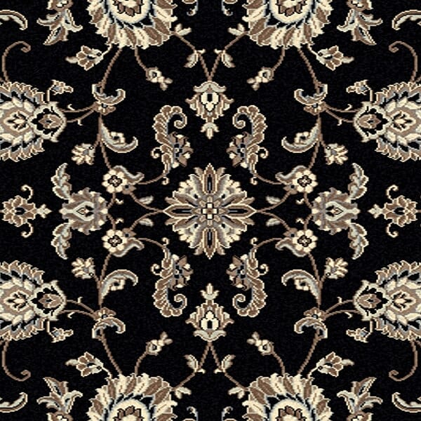 Radici Alba 1426 Black Area Rug