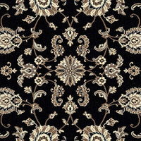 Radici Alba 1426 Black Area Rug