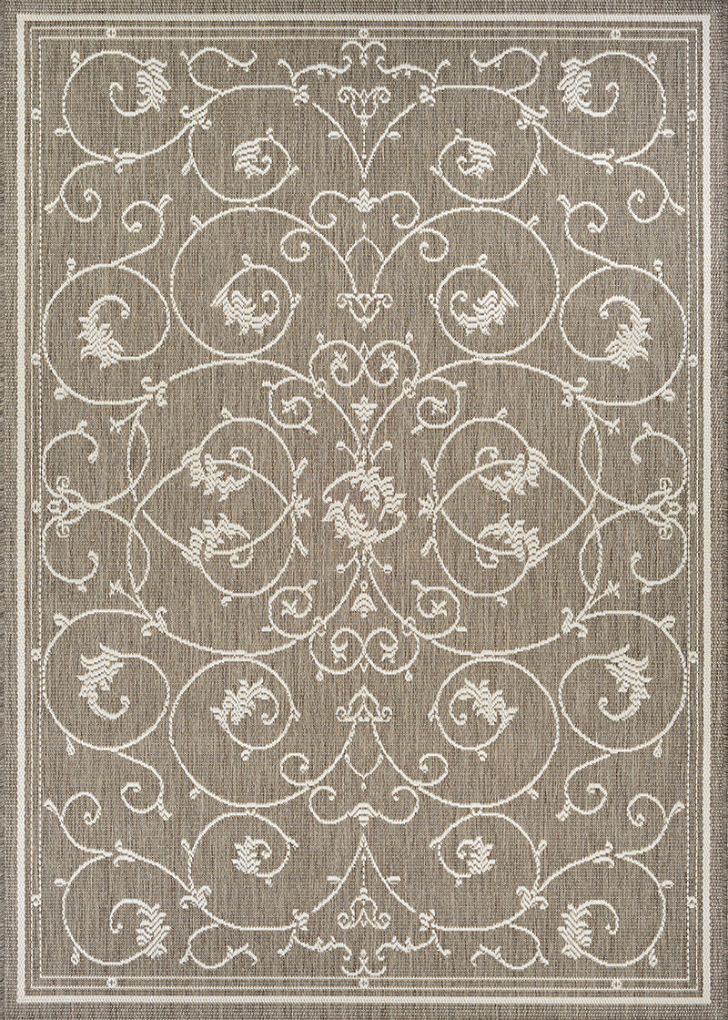 Couristan Recife Veranda 1583/2312 Champagne/Taupe Area Rug