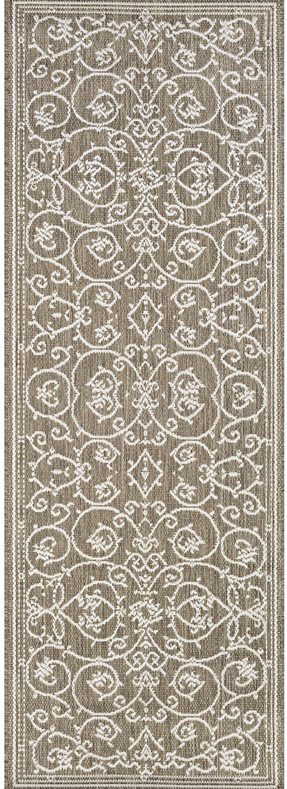 Couristan Recife Veranda 1583/2312 Champagne/Taupe Area Rug