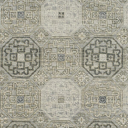 Capel Burmesse-Tile 1884 Silver Area Rug