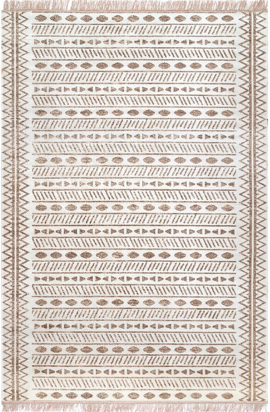 AreaRugs.com Nakra Thjc61I Beige Moroccan Area Rug