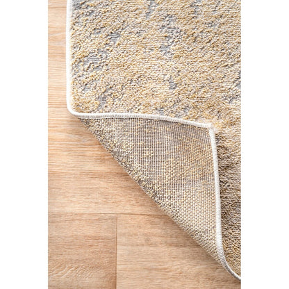 AreaRugs.com Nakra Nvho64N Gold Organic / Abstract Area Rug