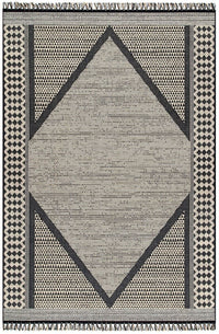 AreaRugs.com Nakra Nuuo64I Gray Moroccan Area Rug