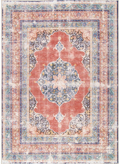 AreaRugs.com Nakra Hcji63I Orange Vintage / Distressed Area Rug