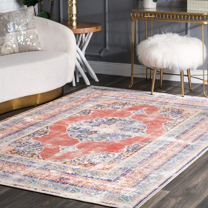 AreaRugs.com Nakra Hcji63I Orange Vintage / Distressed Area Rug