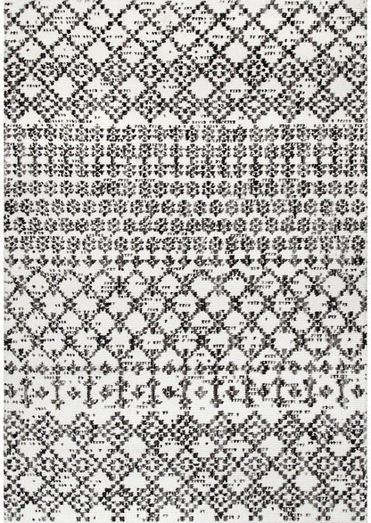 AreaRugs.com Nakra Loni62I Gray Moroccan Area Rug