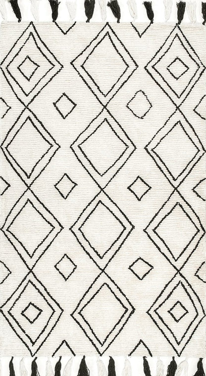 AreaRugs.com Chiyah Lwxq64I Ivory Area Rug