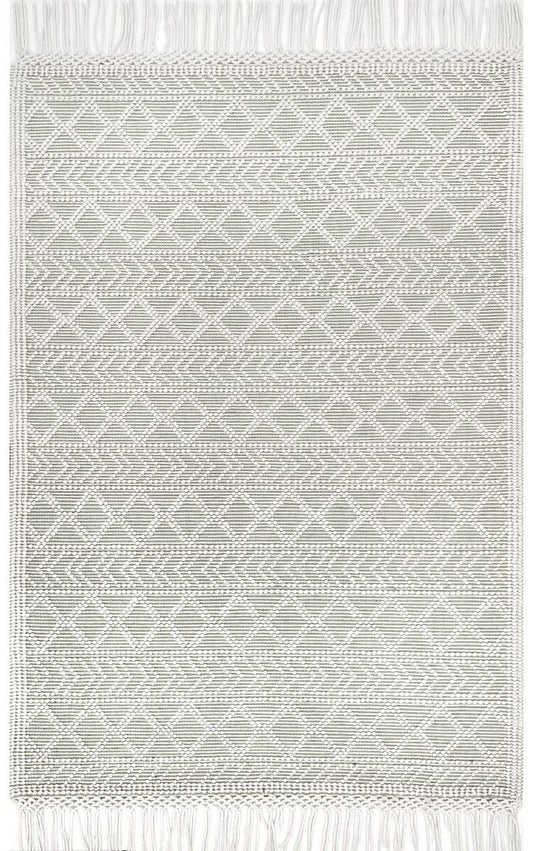 AreaRugs.com Saida Eqjo64I Cream Moroccan Area Rug