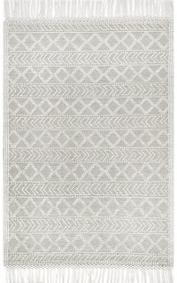 AreaRugs.com Saida Eqjo64I Cream Moroccan Area Rug