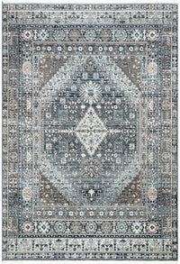 AreaRugs.com Nakra Gpuo28I Light Blue Vintage / Distressed Area Rug