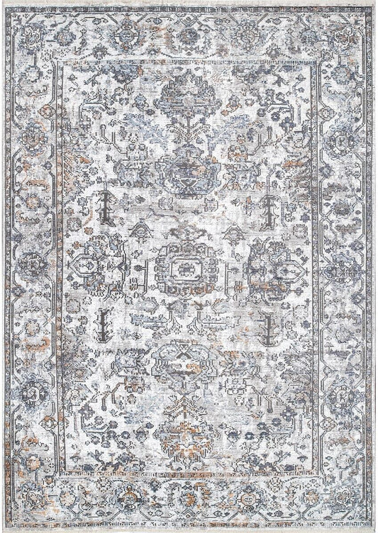 AreaRugs.com Nakra Ggir46I Gray Area Rug