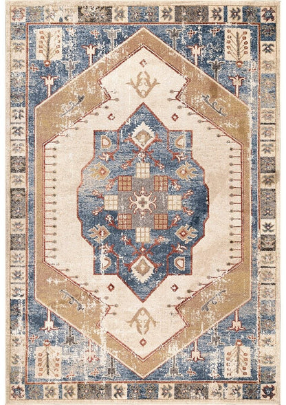 AreaRugs.com Nakra Ggni64I Blue Vintage / Distressed Area Rug