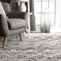 AreaRugs.com Nakra Ggsq64T Ivory Moroccan Area Rug