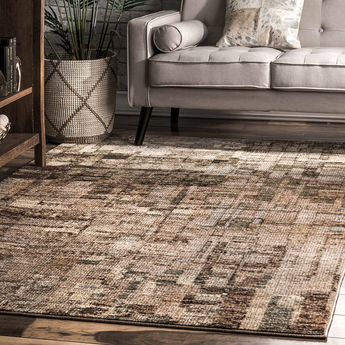 AreaRugs.com Nakra Gjoj62I Brown Area Rug