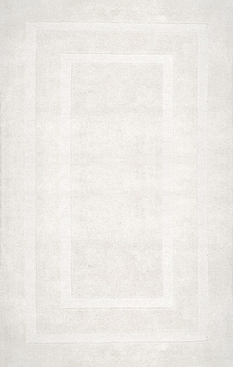 AreaRugs.com Chiyah Xukj233I Ivory Bordered Area Rug