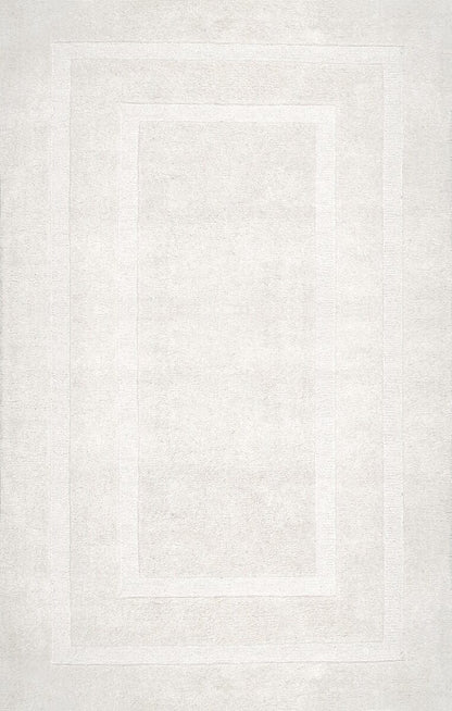 AreaRugs.com Chiyah Xukj233I Ivory Bordered Area Rug