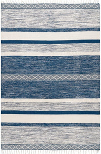 AreaRugs.com Saida Onnf62I Blue Striped Area Rug