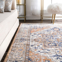 AreaRugs.com Nakra Omit63I Orange Vintage / Distressed Area Rug