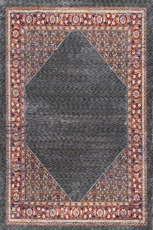 AreaRugs.com Nakra Junk68I Rust Area Rug