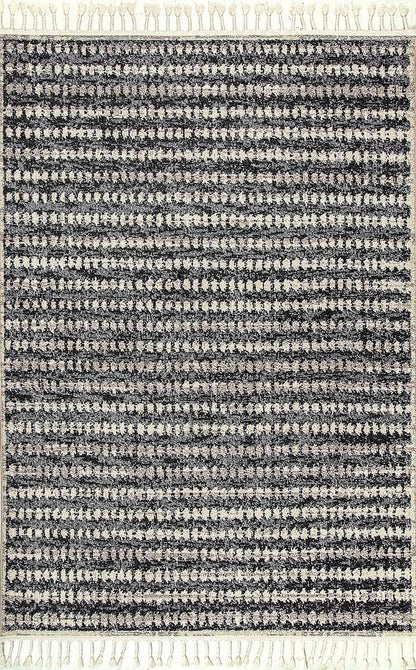 AreaRugs.com Nakra Julq64I Grey Multi Geometric Area Rug