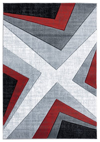 United Weavers Bristol Zine Red (2050-10030) Geometric Area Rug