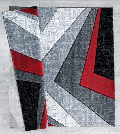 United Weavers Bristol Zine Red (2050-10030) Geometric Area Rug