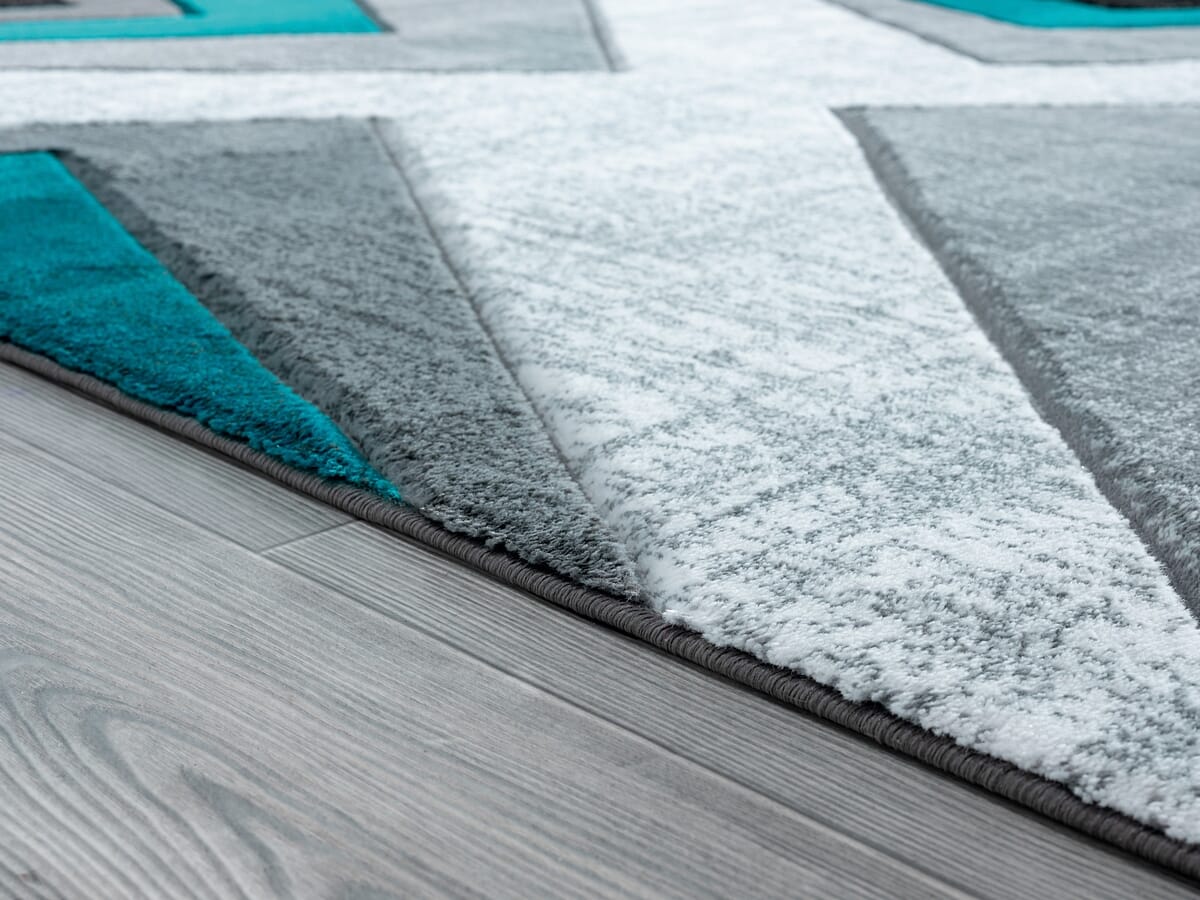 United Weavers Bristol Zine Turquoise (2050-10069) Geometric Area Rug