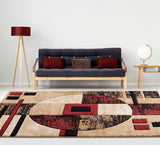 United Weavers Bristol Epsilon Burgundy (2050-10134) Rugs.