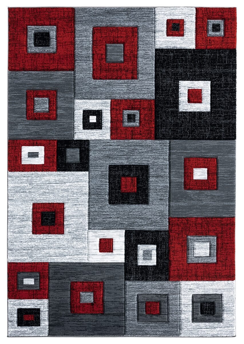 United Weavers Bristol Cicero Red (2050-10230) Geometric Area Rug