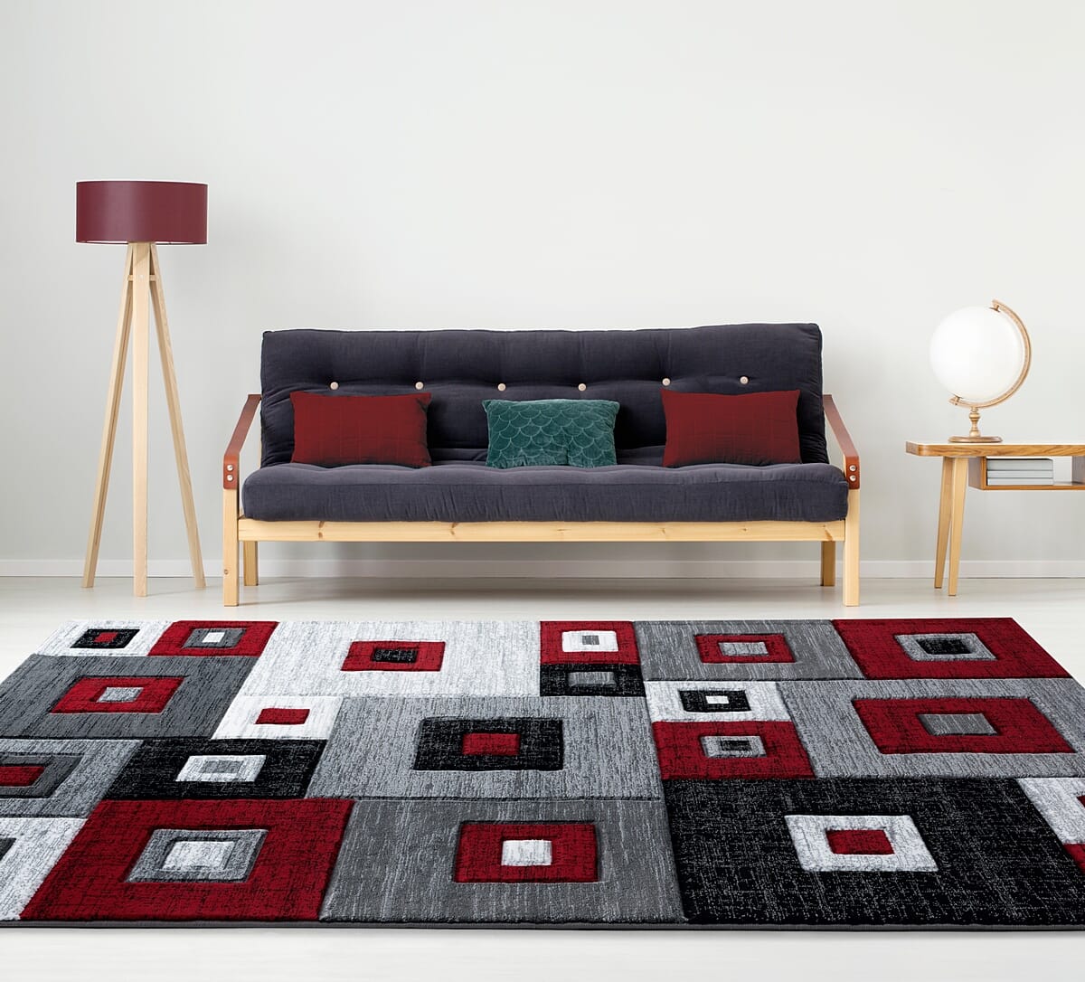 United Weavers Bristol Cicero Red (2050-10230) Geometric Area Rug