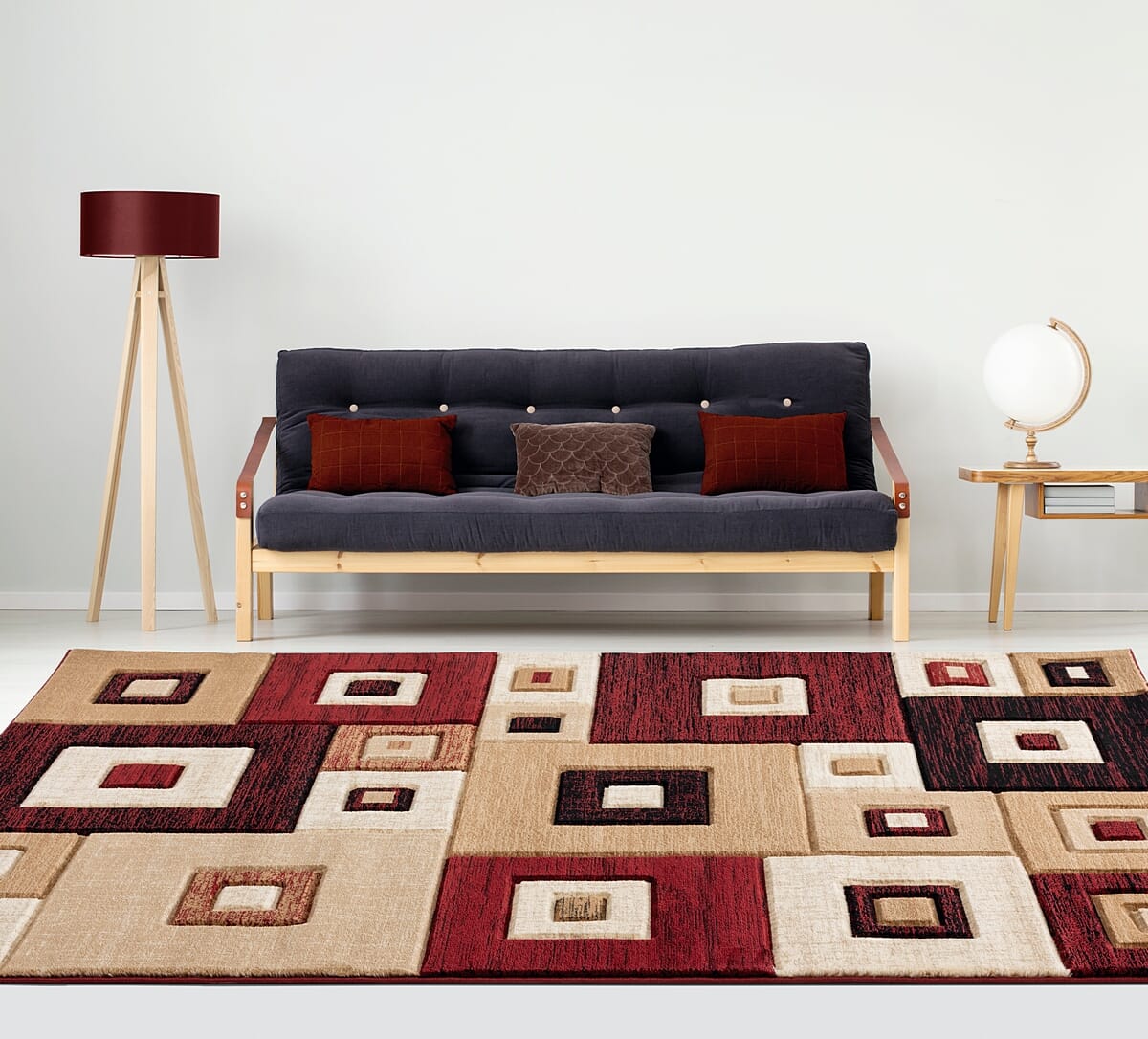 United Weavers Bristol Cicero Burgundy (2050-10234) Rugs.