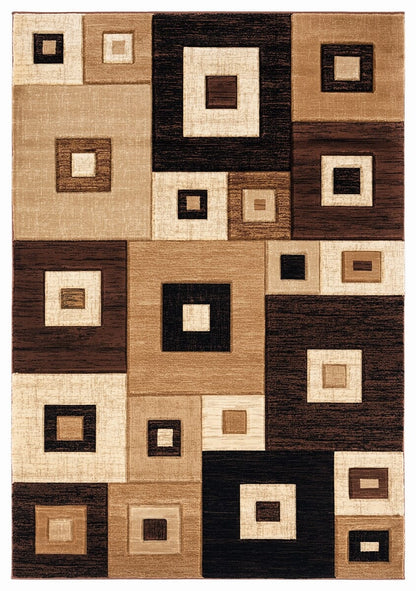 United Weavers Bristol Cicero Brown (2050-10250) Geometric Area Rug