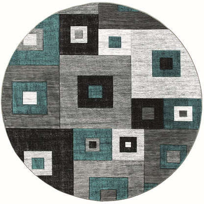 United Weavers Bristol Cicero Turquoise (2050-10269) Geometric Area Rug