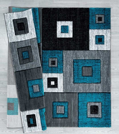 United Weavers Bristol Cicero Turquoise (2050-10269) Geometric Area Rug