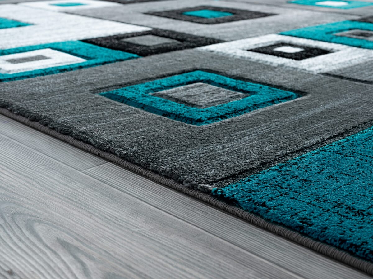 United Weavers Bristol Cicero Turquoise (2050-10269) Geometric Area Rug