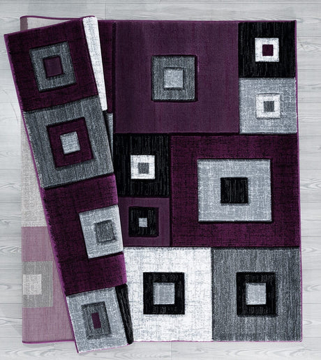 United Weavers Bristol Cicero Plum (2050-10282) Rugs.