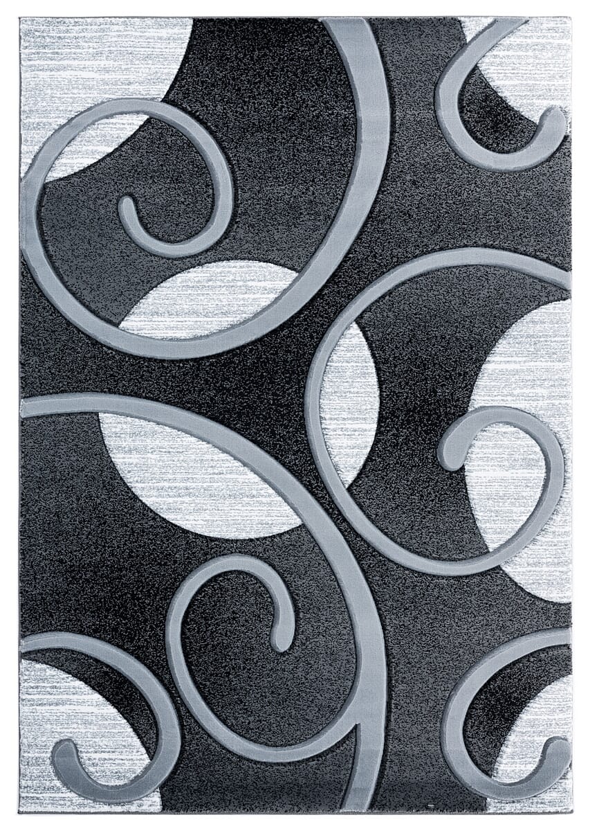 United Weavers Bristol Riley Grey (2050-10372) Geometric Area Rug